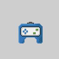 blue stick controller in pixel art style vector