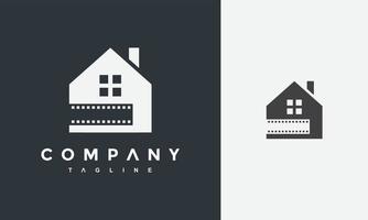 real estate movie logo vector