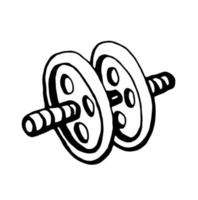 Gym roller. Vector clipart