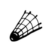 Shuttlecock. Vector clipart. Isolated