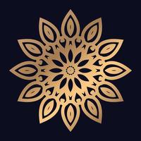 Beautiful flower pattern mandala design background vector