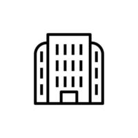 office building vector icon illustration