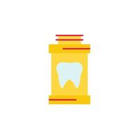 Dentistry, dental, dentist, doctor, hospital medicine teeth color vector icon illustration