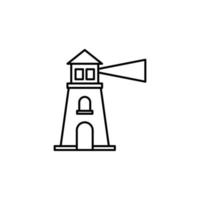 Lighthouse vector icon illustration