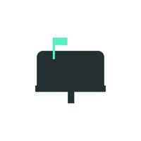 mailbox vector icon illustration