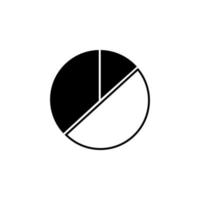 pie chart vector icon illustration