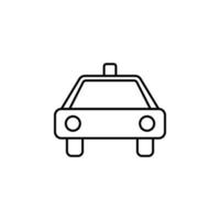 taxi stand sign vector icon illustration