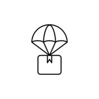 Hot air balloon vector icon illustration