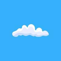 3d clouds flat vector icon illustration