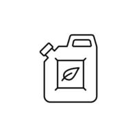 Bio fuel vector icon illustration