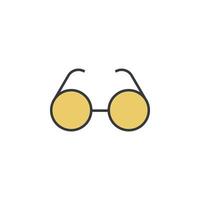 spectacles vector icon illustration