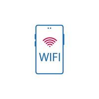 connection, internet, mobile, wi-fi vector icon illustration