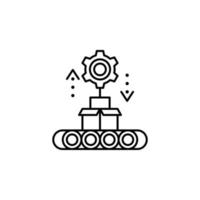 assemble robotics vector icon illustration