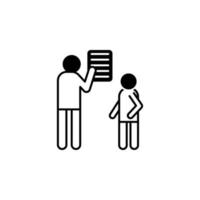 communication, counseling, people vector icon illustration