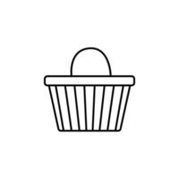 basket vector icon illustration