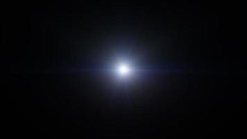 lazo centrar resplandor estrella óptico bengalas brillar ligero antecedentes video