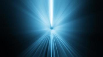 Schleife abstrahiert Blau radial Fackel Licht Hintergrund video
