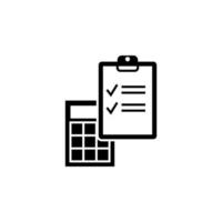 Ecommerce, accounting, calculator vector icon illustration