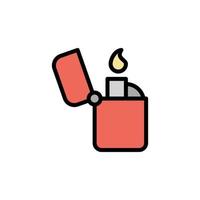 Lighter vector icon illustration