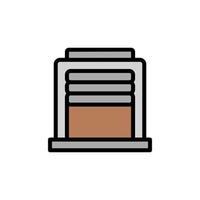 Warehouse, manufacturing vector icon illustration