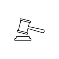 court sign vector icon illustration