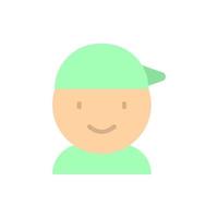 Boy, child vector icon illustration