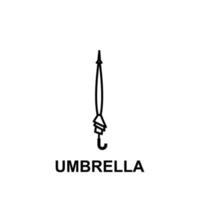 paraguas vector icono ilustración
