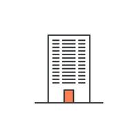 building vector icon illustration