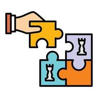 solution icon editable vector