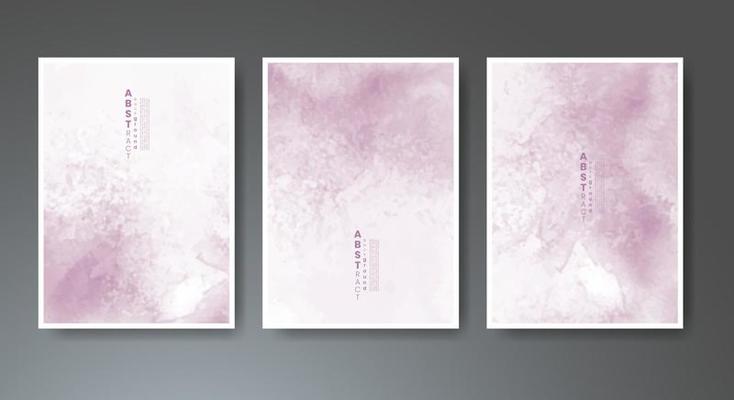 Set of creative hand painted abstract watercolor background. Design for your cover, date, postcard, banner, logo.