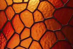 Stained glass window. . photo
