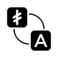 translation icon design vector