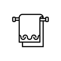 toalla icono diseño vector