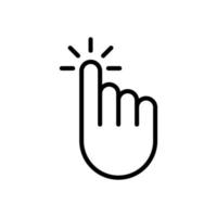 touch icon design vector template