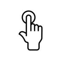 touch icon design vector template