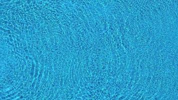 Topview from a drone over the surface of the pool video