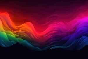 Colorful Aurora Abstract Background Illustration with photo