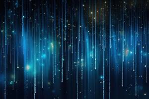 Blue Light Line Drop Stars Abstract Background Illustration with photo