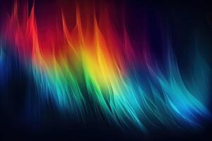Colorful Aurora Abstract Background Illustration with photo