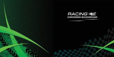 Racing Sports Background Vector Illustration