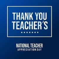 national teacher appreciation day banner vector