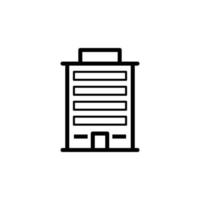 office building vector icon illustration