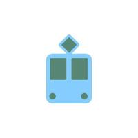 tram vector icon illustration