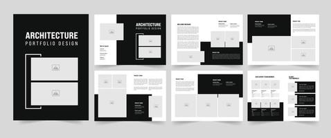 arquitectura portafolio diseño diseño vector