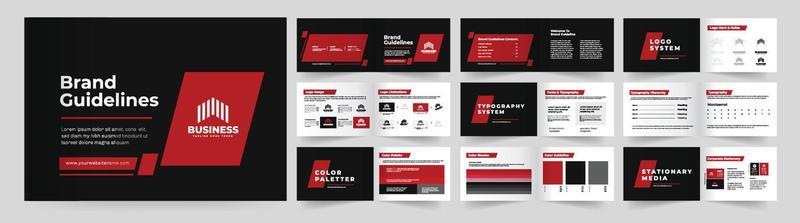 Landscape brand guideline layout design