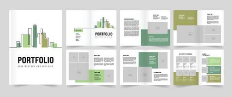 Architecture Portfolio Design or Portfolio design vector
