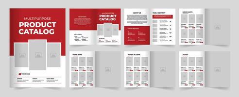 Multipurpose product catalog design. vector