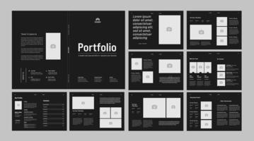 real inmuebles folleto o arquitectura folleto, arquitectura portafolio vector