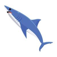 de moda azul tiburón vector