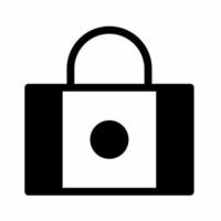 Padlock icon simple vector illustration. Stock vector.